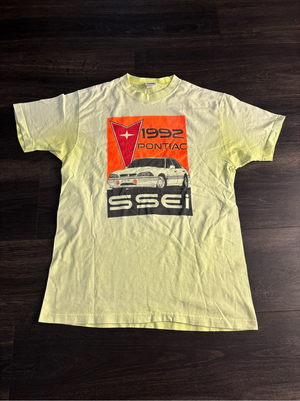Vintage Faded Pontiac 1992 SSEi T-shirt Size XL